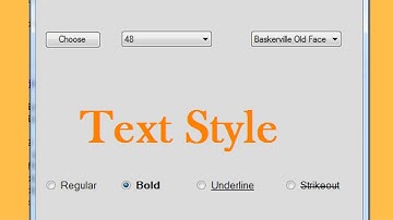 C# - How To Style Text ( Font Name, Size, Style ) In C# [ with source code ] Part 2