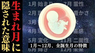 【的中】誕生月でわかる！あなたの運命を支配する数字の秘密【数秘術】