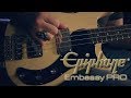 Video: EPIPHONE EMBASSY BASS - SMOKED ALMOND METALLIC