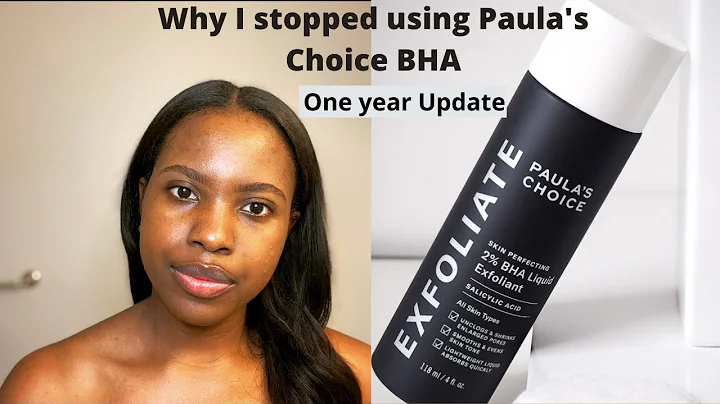 Why I STOPPED Using Paula's Choice BHA Exfoliant ⎸One Year Update on Oily Acne Prone Skin