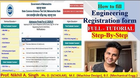 How to fill Engineering Registration form (FULL TUTORIAL) STEP-BY-STEP