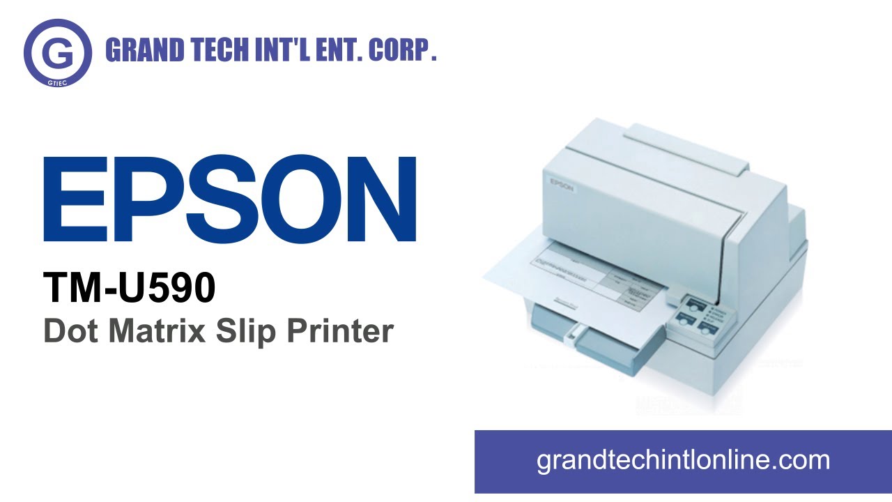 Epson Tm-U590 Slip Printer