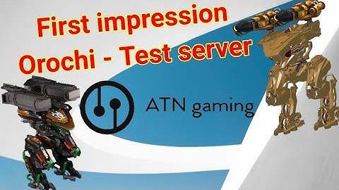 NEW Robot Orochi - War Robots Test Server - First Impressions