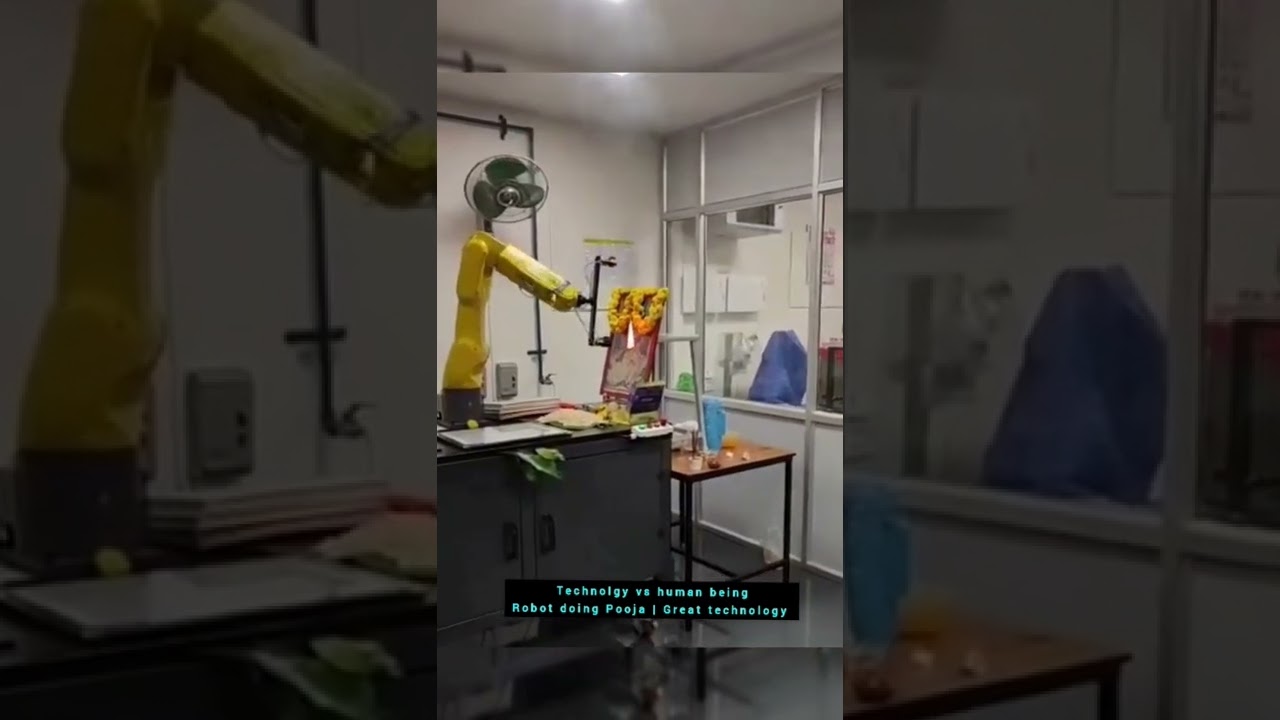 Robot doing Pooja| Technology vs human being