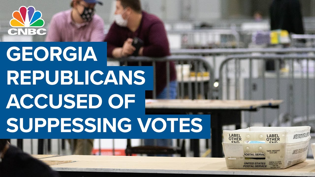 Georgia Republicans accused of trying to suppress votes with new election bill
