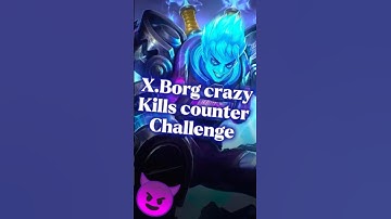 Xborg mobile legends best gameplay 😈 #mobilelegends #mlbb #shorts #shortsvideo #shortvideos #fyp