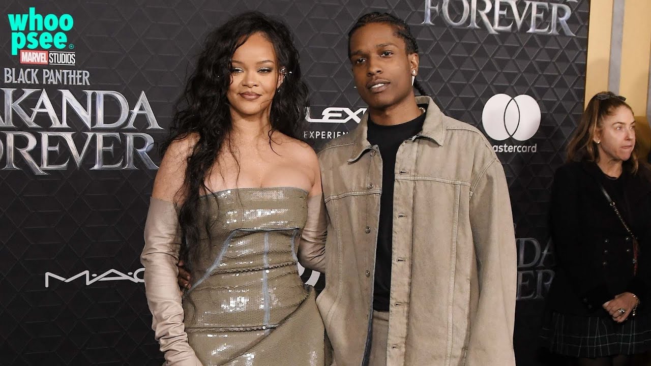 Rihanna e ASAP Rocky, primo red carpet da genitori - YouTube