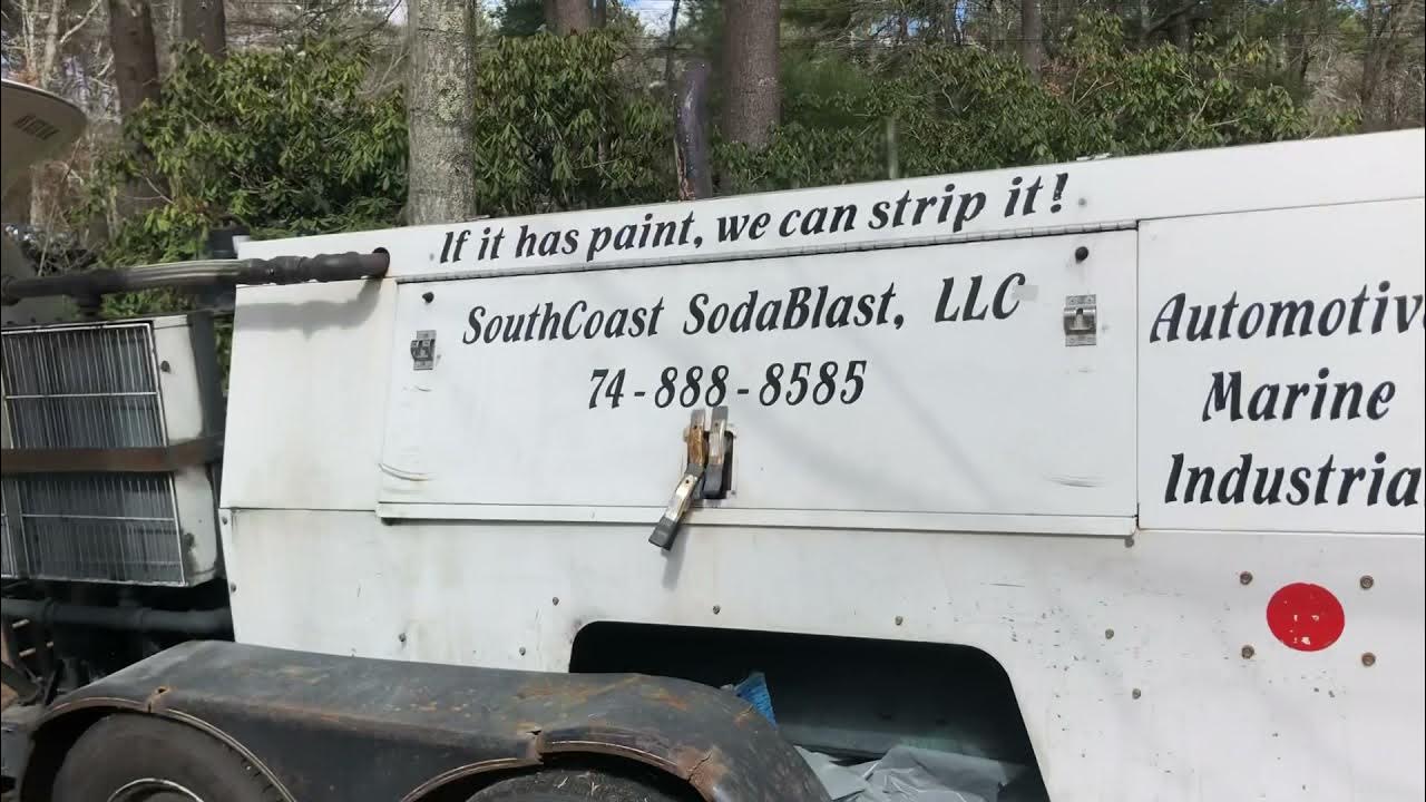 soda blasting boat YouTube