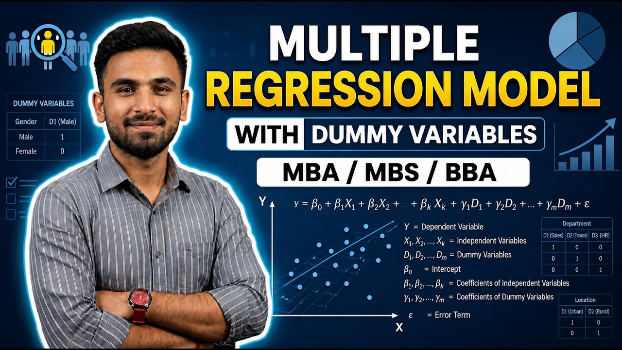 Variable Based Modeling Multiple Regression Model with Dummy Variables | Data Analysis ...