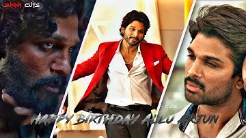 Happy Birthday Allu Arjun❤️🔥|Allu Arjun Birthday EFX Status|#AlluArjun #Pushpa