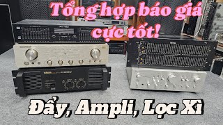 Báo Giá Ampli Nhật, Đẩy Yamaha, Đẩy Mỹ, Lọc xì khủng Ramsa 9330, giá cực tốt, Audio AG 0916517912