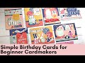 Simple and Easy Birthday Cards For Beginner Cardmakers | Simple Stories | Celebrate!