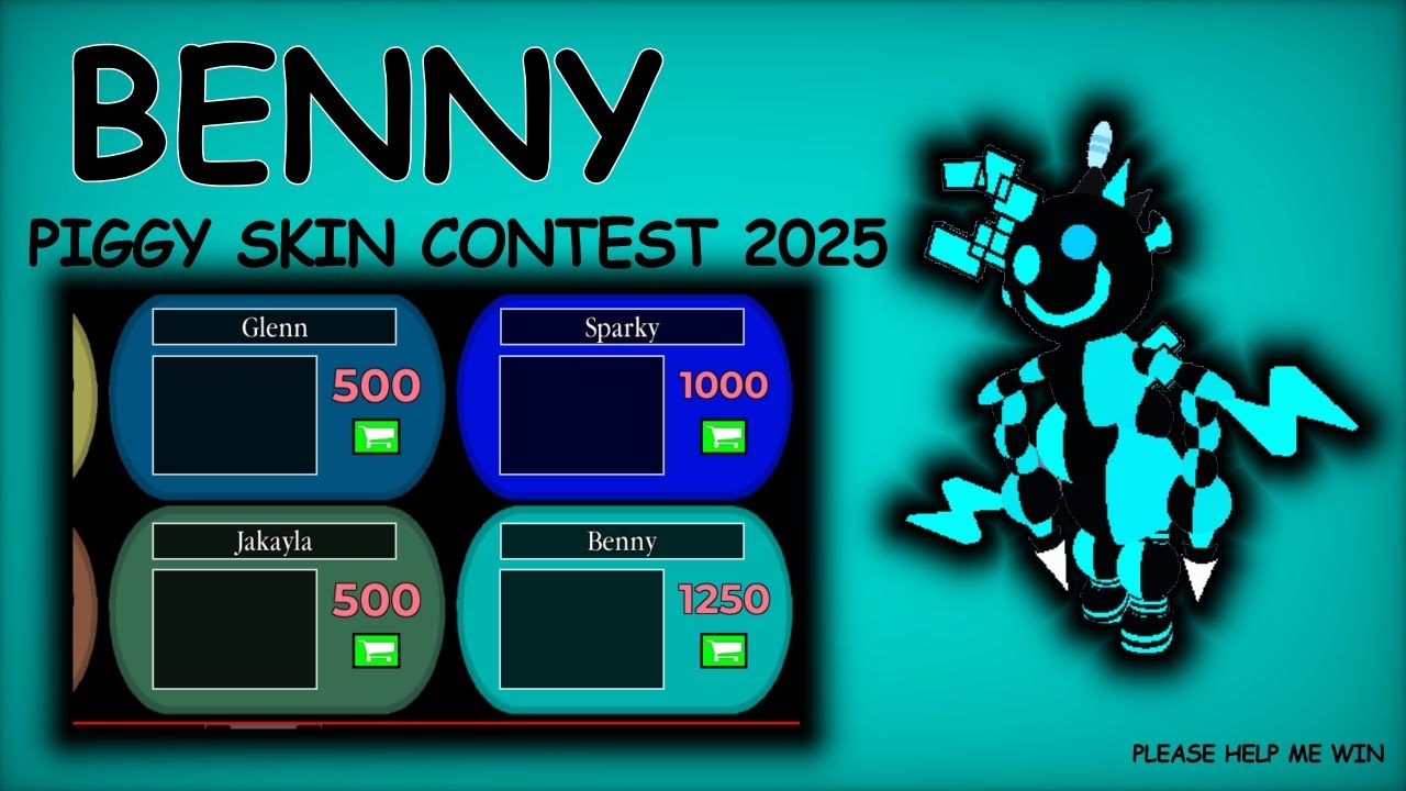 PIGGY SKIN CONTEST - 2025 | BENNY (ANIMATION + MODEL SHOWCASE)