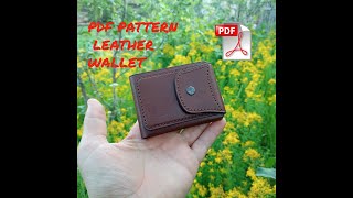 Кошелек своими руками/ pdf/ pattern /leather/ wallet/ Кошелек из кожи своими руками