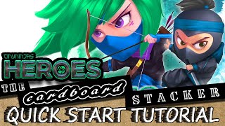 How to Play Tiny Ninjas Heroes (2niverse Games) - Quick Start Tutorial screenshot 1