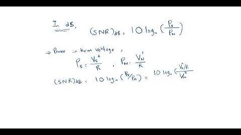 Noise in Communication System