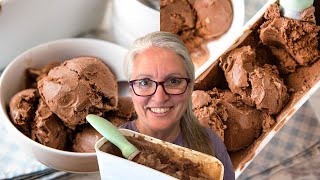 Old-Fashioned Homemade Chocolate Ice Cream the Easy Way