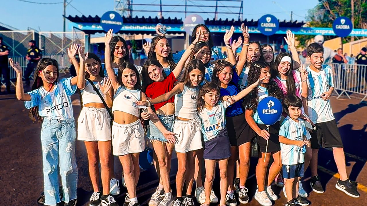 FOMOS ASSISTIR O JOGO NO ESTÁDIO!!