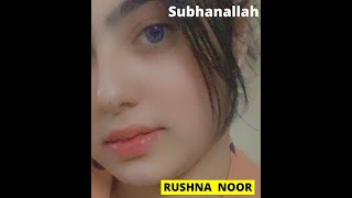 Subhanallah Kecantikan Rushna noor Bikin Semua Orang Merinding