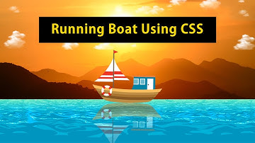 How To Make Animated Website | Swinging Boat Animation Using HTML & CSS Step by Step