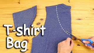 How to Make a Bag out of Your Old Dustbag & T-Shirt – POPSEWING®