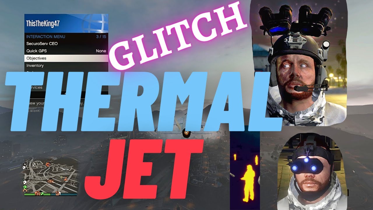 Thermal Jet Glitch New and Easier way to switch thermal in Jet GTA