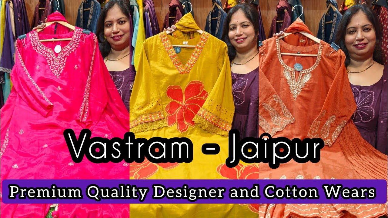 💞 Beautiful Collection Of Designer & Cotton Wears By Vastram Jaipur 💞