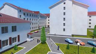 3D визуализация жилого комплекса