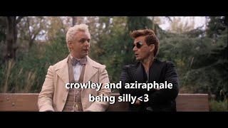 crowley and aziraphale being silly for 10 minutes [not so] straight :)