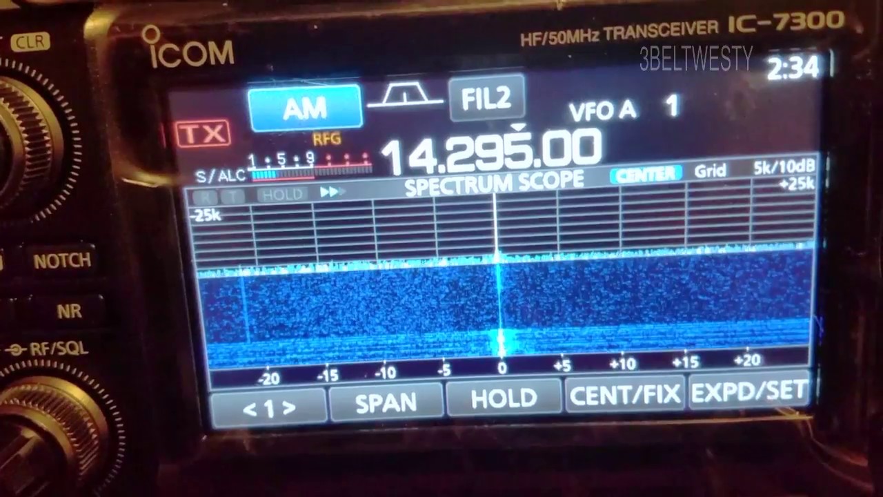 Ham Radio 14.295 Mhz Radio Tajikistan 3rd harmonic