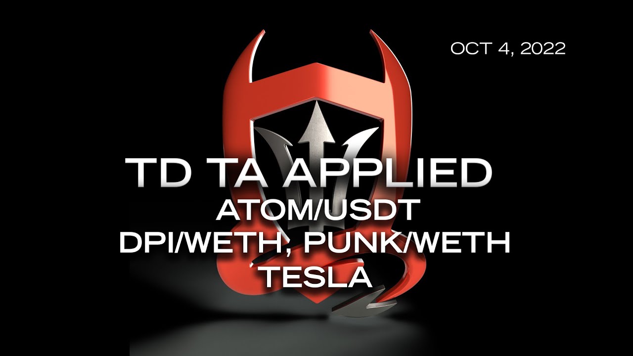 Tradedevisl Technical Analysis Applied: ATOM/USDT, DPI/WETH, PUNK/WETH, TESLA