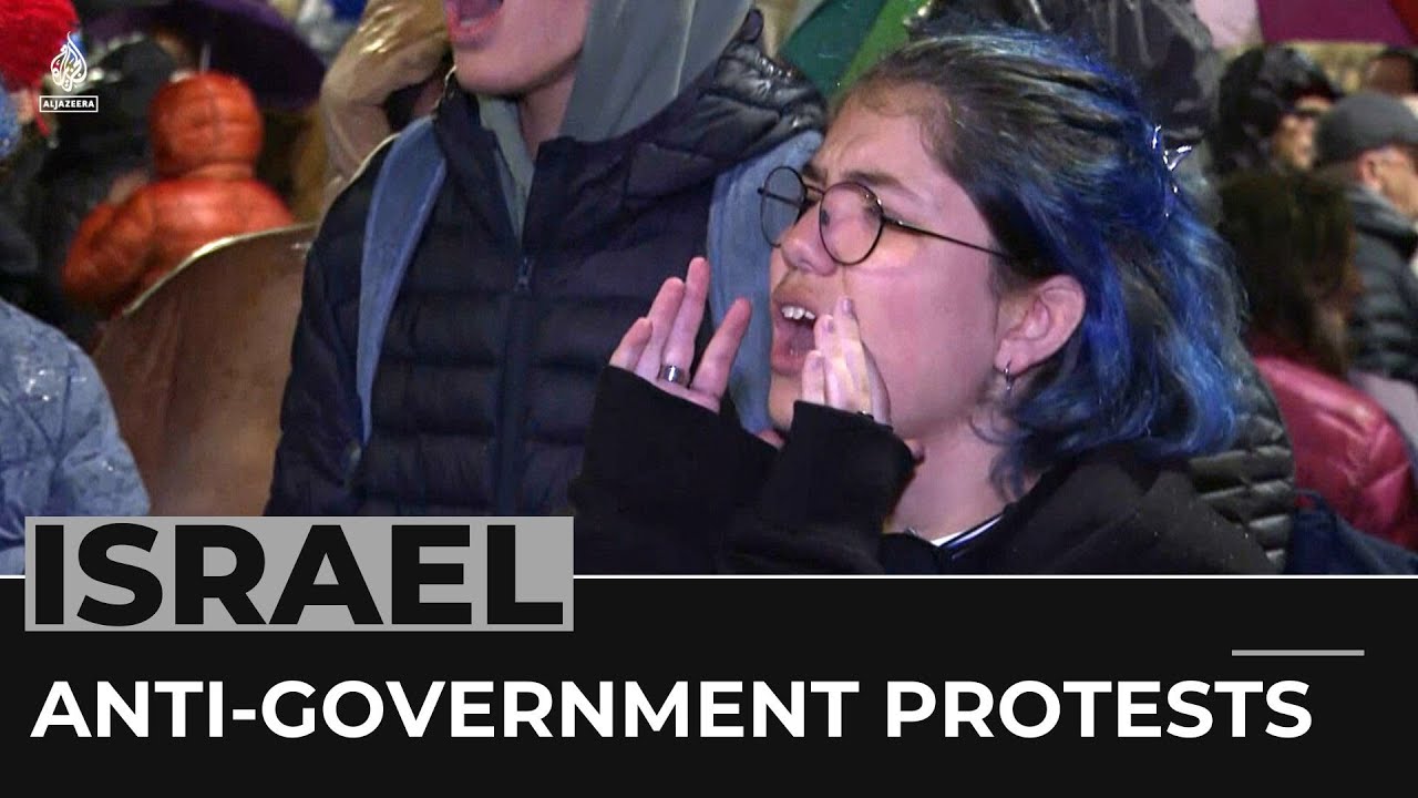 يتظاهر الإسرائيليون للأسبوع الخامس على التوالي احتجاجاً على خطط نتنياهو القضائية