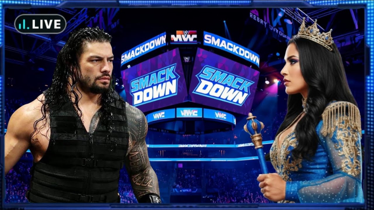 WWE LIVE  : ROMAN REIGNS VS QUEEN BAYLEY FIGHT PART- 14 