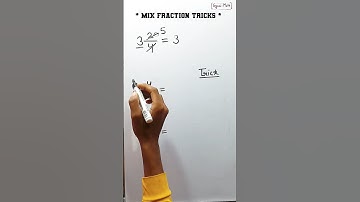 Mix fraction Trick 🔥📚😍 math
