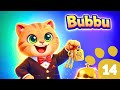 ¡EL GRAN HOTEL DE BUBBU! 🏨🐱 Desafío de la Leche y Cortinas de Oro | Bubbu: Mi Mascota Virtual