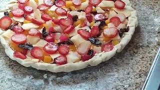 CÓMO HACER PIZZA DE FRUTAS. LA MEJOR