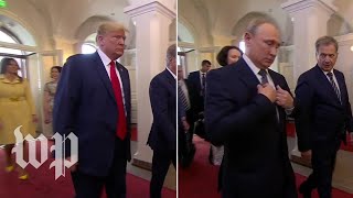Trump, Putin arrive at Helsinki's Presidential Palace for summit
