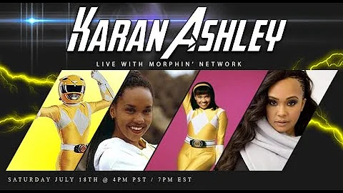 Karan Ashley (2nd Mighty Morphin Yellow Power Ranger) Live Stream Interview