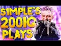 S1MPLES SMARTEST CS:GO PLAYS! (200IQ MOMENTS)