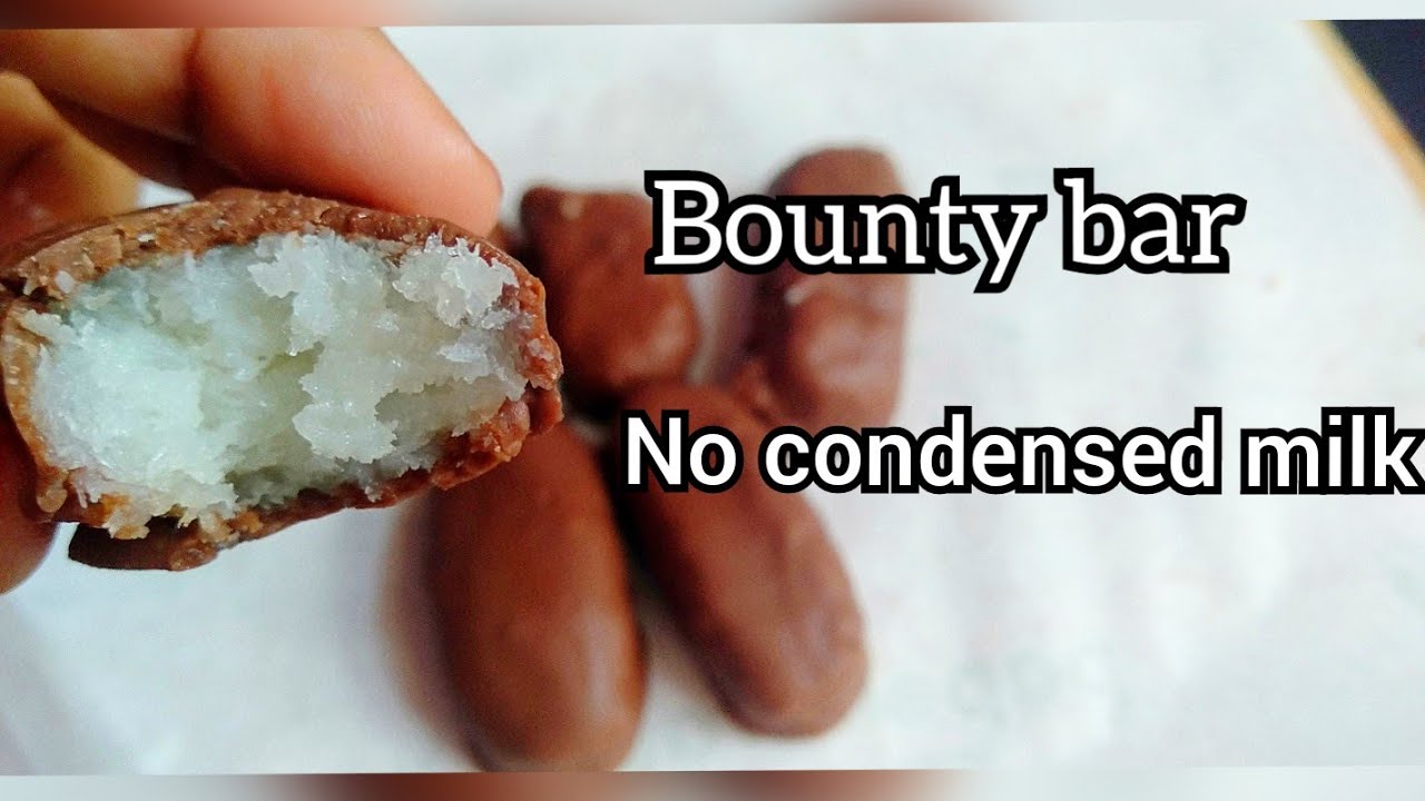 Bounty BarHow to make bounty at homeഇനി bounty വീട്ടിൽ തയ്യാറാക്കാം
