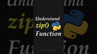 WHAT is a zip function #short
