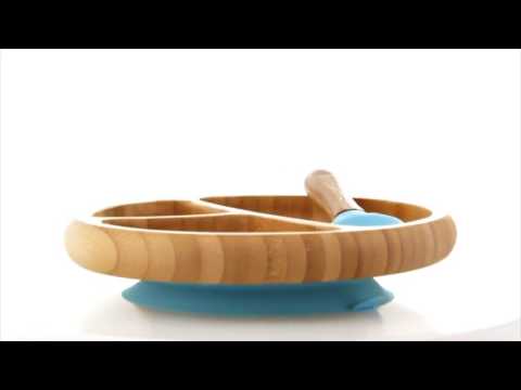 Avanchy  竹食器 竹のプレート+スプーンセット