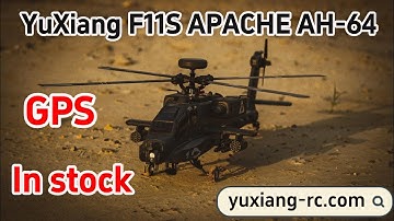 The YuXiang F11S Apache AH-64 GPS is now in stock! Come experience efficient flying now!