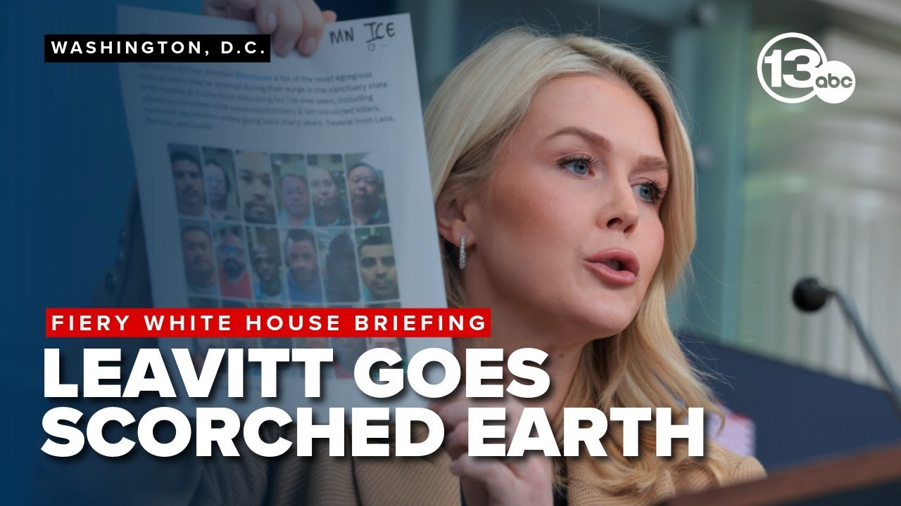 ПОЛНЫЙ ПРОСМОТР: Ливитт выступил с резким предупреждением в адрес Ирана и обрушился с критикой на...