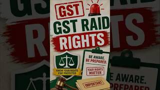🚨 GST RAID ALERT! 🚨#gst #gstraid #gstindia #news #shorts #gstupdates #gstshorts #ca #india #law