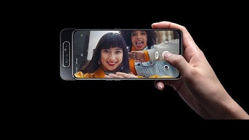 The New Galaxy A80 Official Smartphone with Rotating 48MP Camera