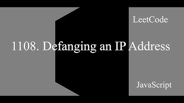 1108. Defanging an IP Address with JavaScript | LeetCode | Easiest way to solve leetCode questions.