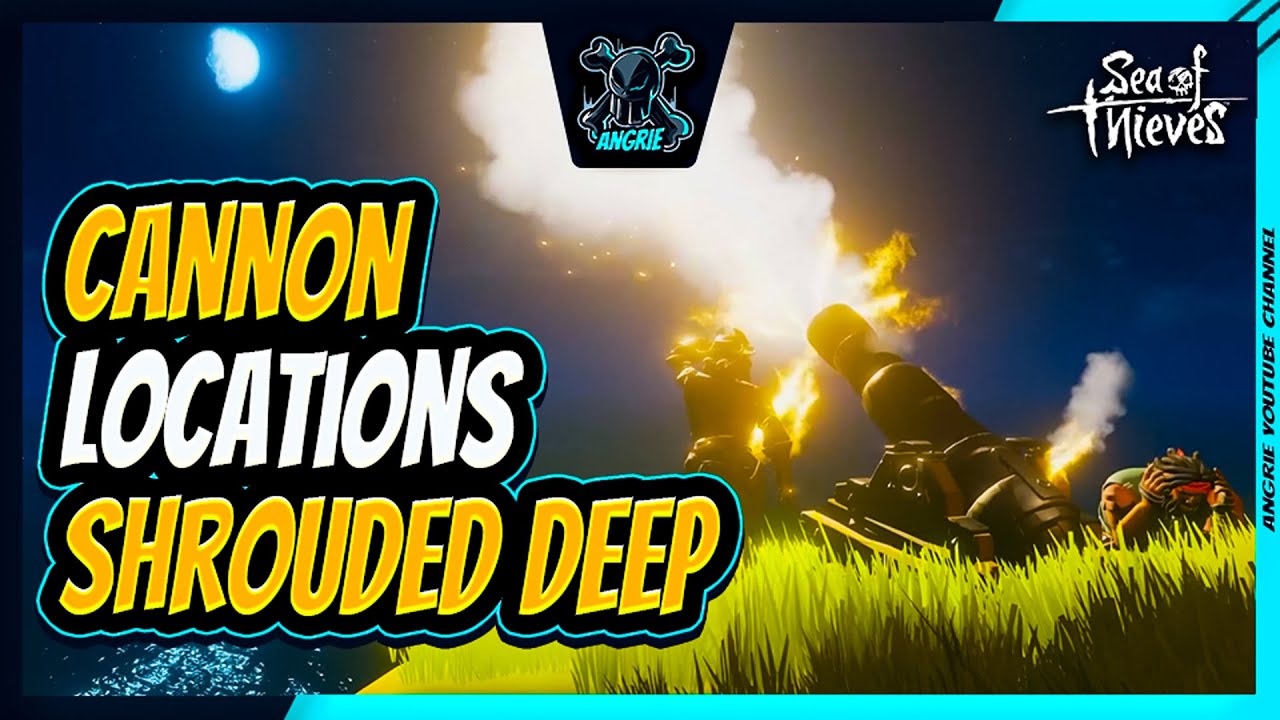 The Hungering Deep - All Cannon Locations | Sea of Thieves