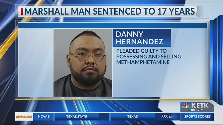 Man sentenced to 17 years in prison for selling meth in Marshall