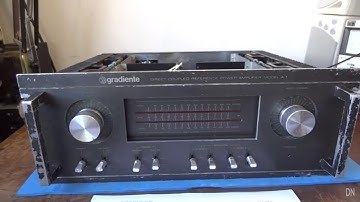 09 GRADIENTE MODEL A-1 POWER AMPLIFICADOR MEDIÇÃO DO RUÍDO DE FUNDO